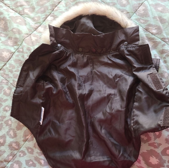 Eastside collection small dog coat color brown size s/m - Picture 7 of 11